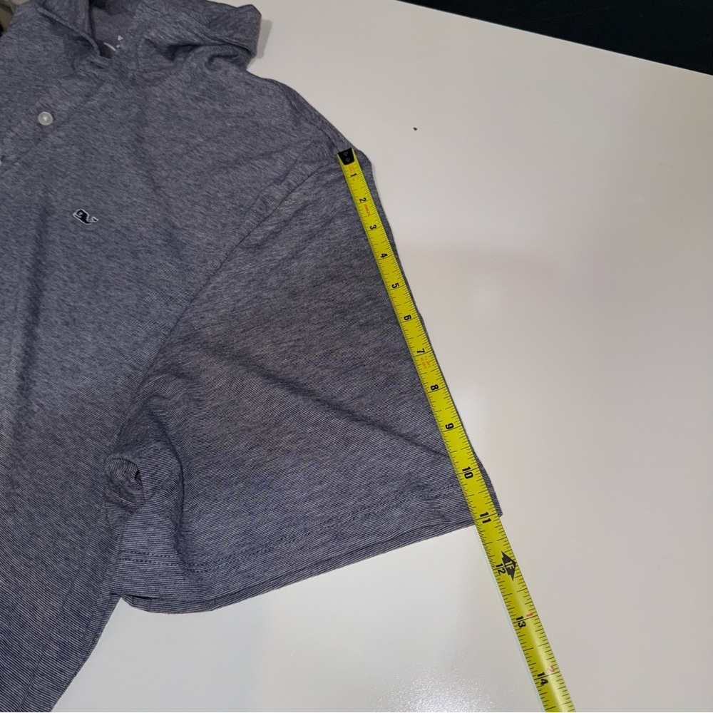 Vineyard Vines men’s Edgartown Polo Grey XXL Pima Cotton Polyester - Picture 5 of 8